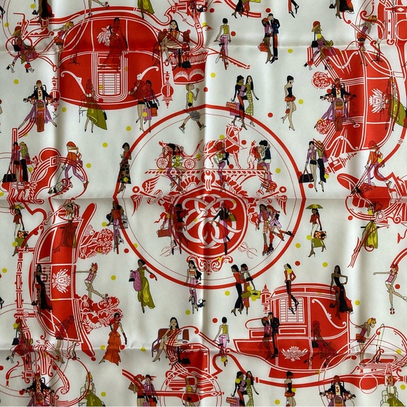 NWT Hermes Ex-Libris Les Parisiennes Silk Scarf - Picture 11 of 16